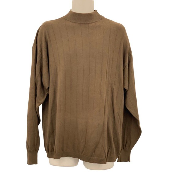 Cellini Linea Uomo Mens‎ LS Pullover Cotton Blend Sweater...
